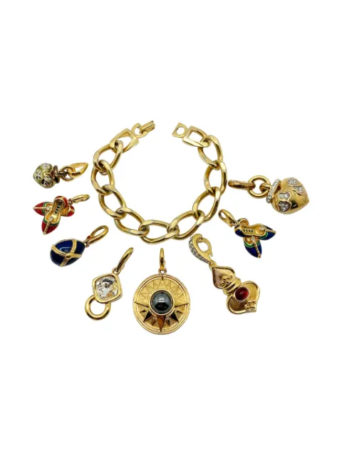 Jennifer Gibson Jewellery 1980s detachable-charms bracelet Gold JGJDETATCHARMBLT