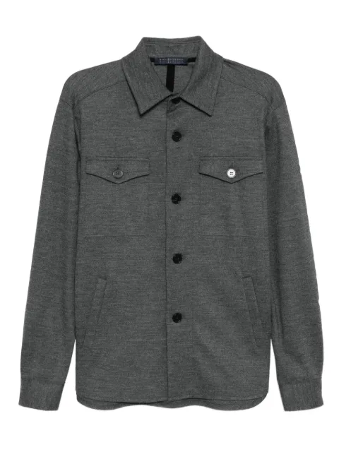 Harris Wharf London wool shirt jacket Grey CH9320MYM135