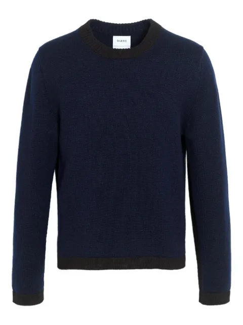 Barrie round-neck cashmere sweater Blue C318351
