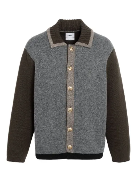 Barrie colour-block buttoned jacket Grey C318948