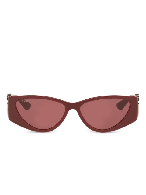Gucci Eyewear GG-logo cat-eye sunglasses Red GC0026042000U1