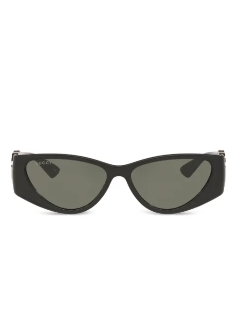 Gucci Eyewear GG-logo cat-eye sunglasses Black GC0026041100L1