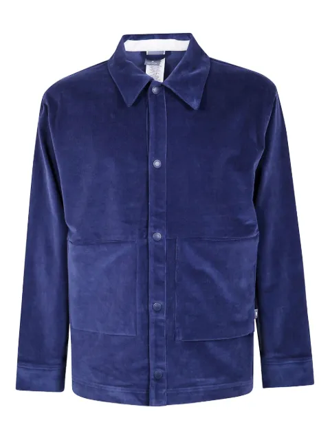 New Balance corduroy patch-pocket shirt Blue MT53524NNY