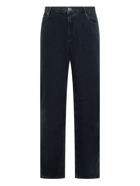 Emporio Armani five-pocket logo-plaque jeans Blue EM000121AF14119