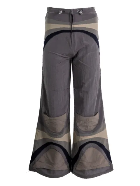 ERL panelled drawstring trousers Grey ERL11P027