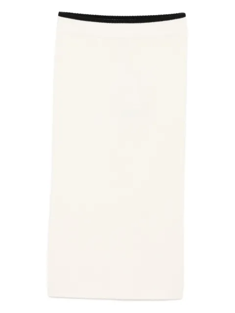 PINKO ribbed skirt Neutrals 105489A2Q9