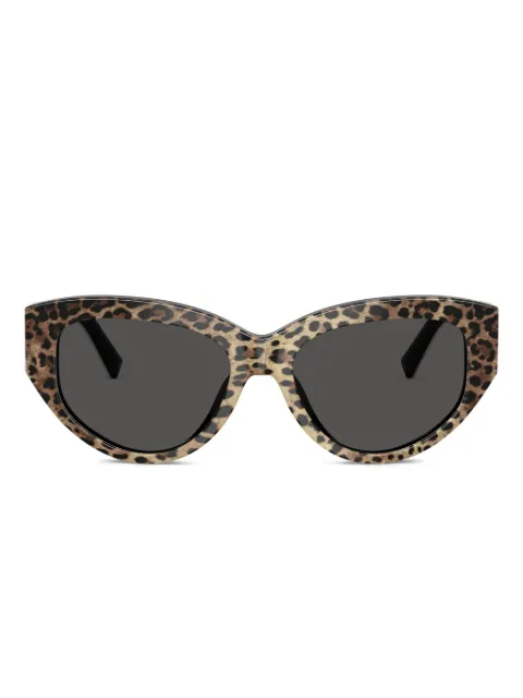 Dolce & Gabbana Eyewear leopard-print cat-eye sunglasses Neutrals DG4514316387