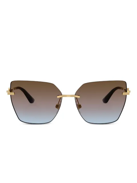 Dolce & Gabbana Eyewear geometric-frame sunglasses Gold DG23210248