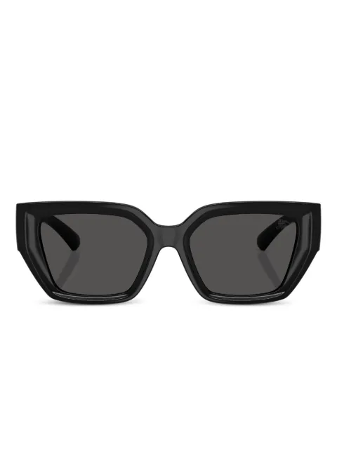 Burberry Eyewear geometric-frame logo-plaque sunglasses Black BE4472U300187