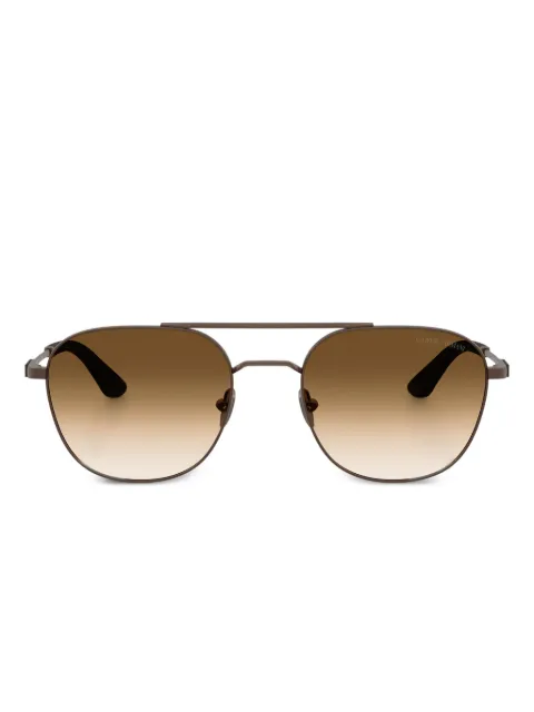 Giorgio Armani double-bridge sunglasses Metallic AR6178300651