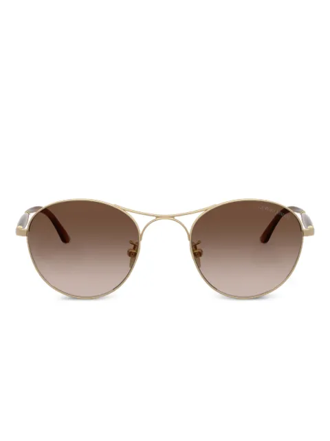 Giorgio Armani round-frame sunglasses Gold AR6177300213