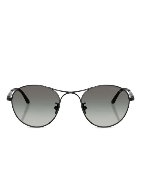 Giorgio Armani round-frame gradient sunglasses Black AR6177300111