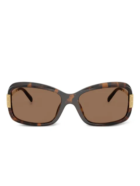 Tory Burch tortoiseshell rectangle sunglasses Green TY9077