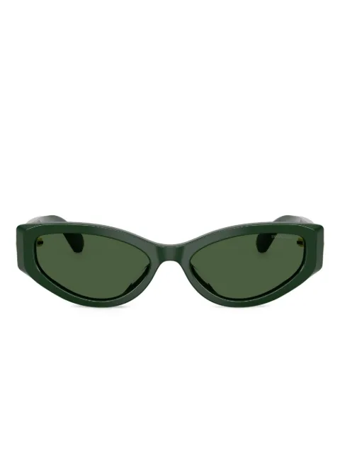 Swarovski Eyewear crystal-embellished cat-eye sunglasses Green SK6045U