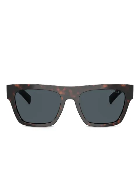 Prada Eyewear square-frame tortoiseshell-effect sunglasses Green SPRC0317N70B