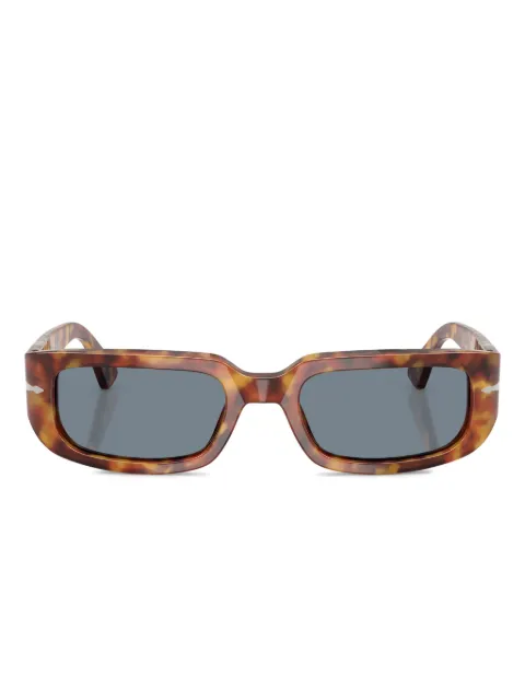 Persol tortoiseshell-effect rectangle-frame sunglasses Brown PO3385S10656