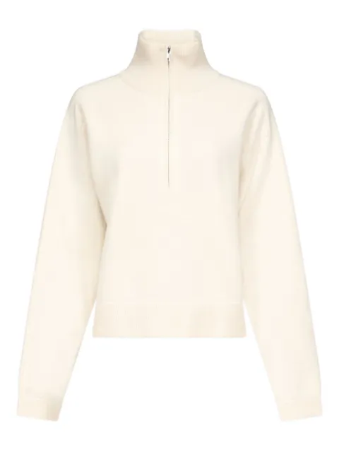 LouLou de Saison DRIES zip-front sweater Neutrals DRIES