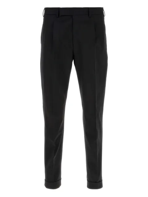 PT Torino pleated trousers Black CORFZAZ40FWDMA37
