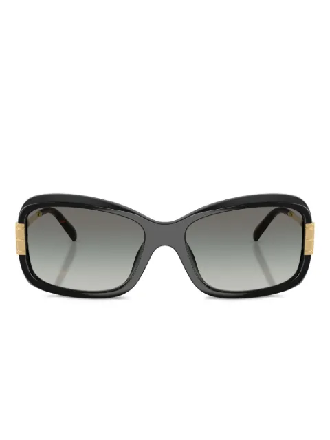 Tory Burch embellished-temples geometric sunglasses Black TY9077