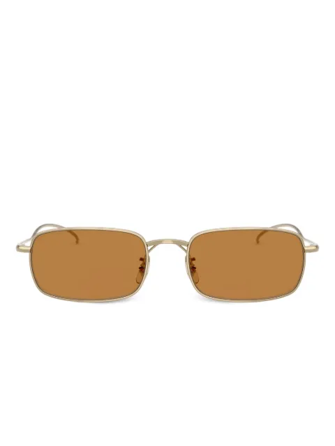 Oliver Peoples rectangle-frame sunglasses Gold OV1364ST503553