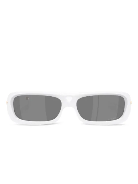Oakley Permian rectangle-frame sunglasses White OO9520