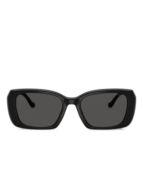 Coach C logo-plaque rectangle-frame sunglasses Black HC8435U500287