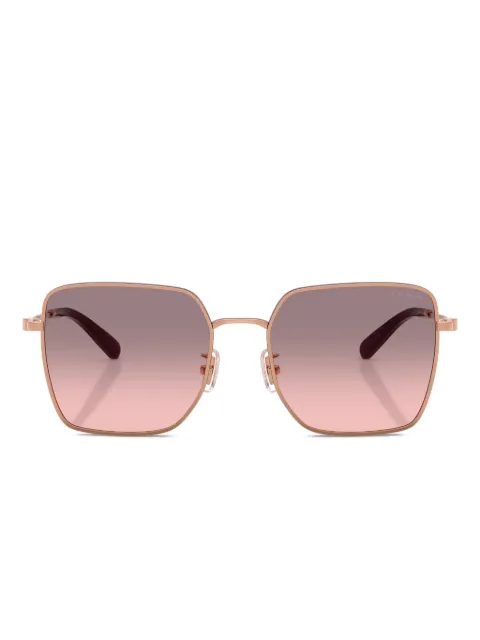 Coach rose-gold square sunglasses Metallic HC7184D947813