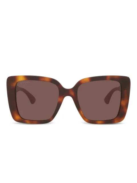 Gucci Eyewear tortoiseshell square-frame sunglasses Green GC0024054402D1