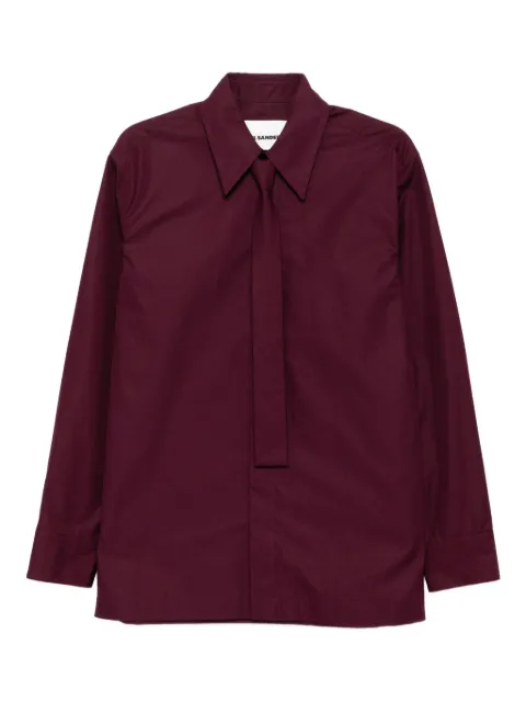 Jil Sander cotton shirt Red J22DL0321J45002