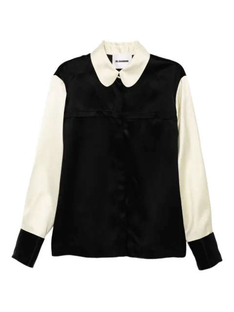 Jil Sander contrast-color shirt Black J02DL0256J65334