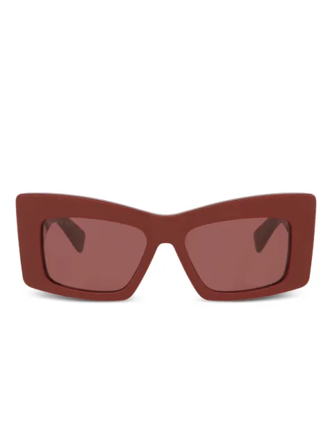 Gucci Eyewear geometric-frame sunglasses Red GC0023862000B2