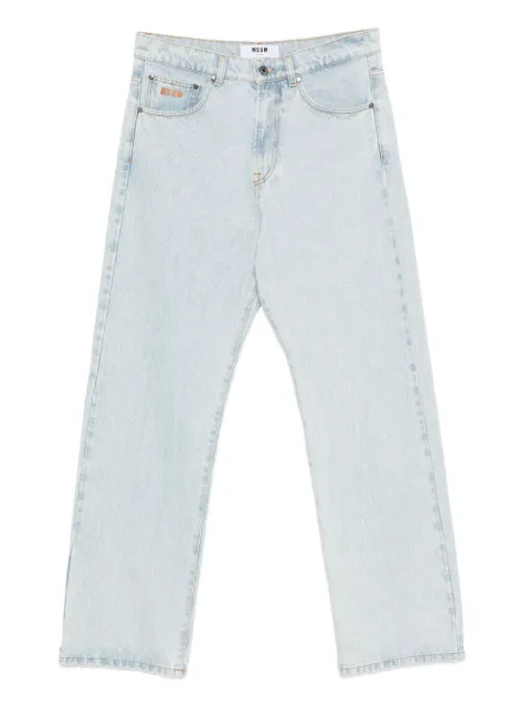 MSGM logo trousers Blue 3940MP236L257592