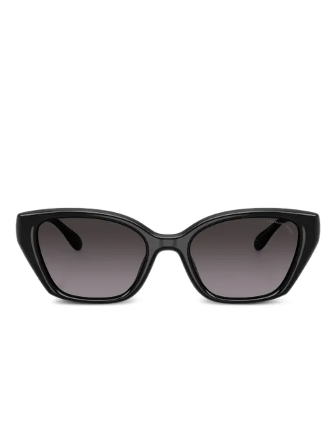 Coach cat-eye logo sunglasses Black HC8434U
