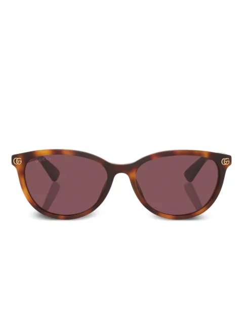 Gucci Eyewear GG-logo tortoiseshell sunglasses Green GC0023744402B2