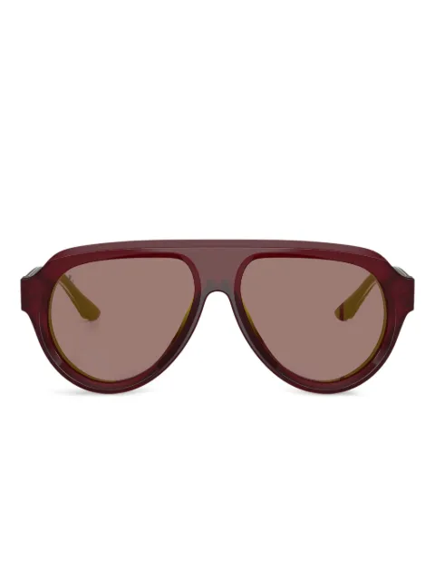 Ferrari wrap-frame tinted sunglasses Red FH2019U752W0