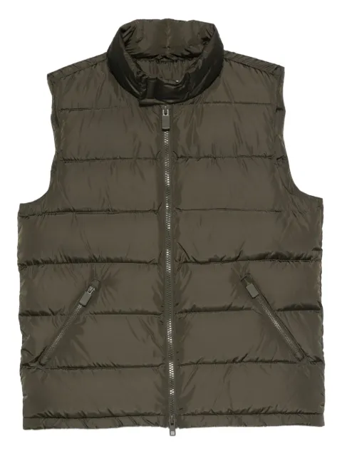 ASPESI quilted zip-front gilet Green II016V006
