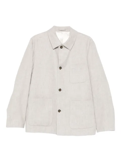 Lardini patch-pockets jacket Neutrals AASTONECN65407