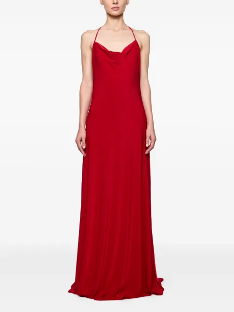 Atu Body Couture scoop-neck maxi dress Red AT25105
