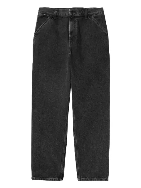 Carhartt WIP back-pocket belt-loops jeans Black I032024