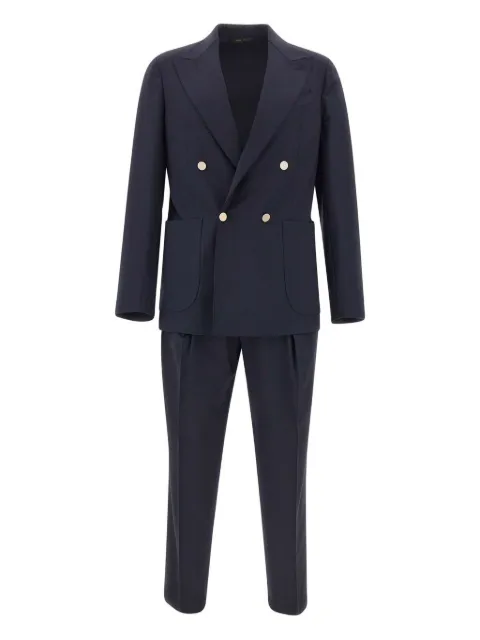Briglia 1949 Bolgheri double-breasted suit Blue BOLGHERIPO400112