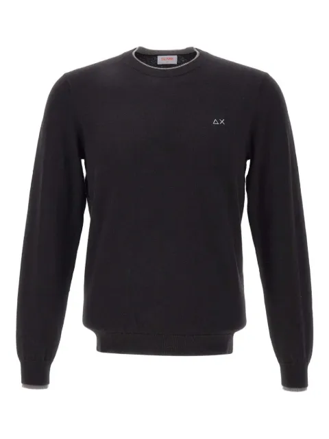 Sun68 crew-neck wool sweater Black K4514111