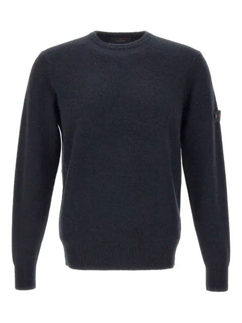 Peuterey logo-patch sweater Blue PEU562199012205