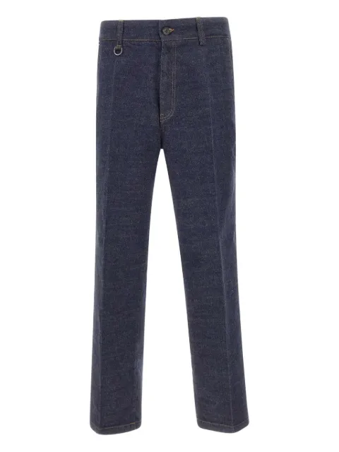 Paolo Pecora contrast-stitch denim jeans Blue 201102336001