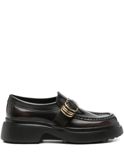 Tod's buckle-detail platform loafers Black XXW74LOJL10TWR