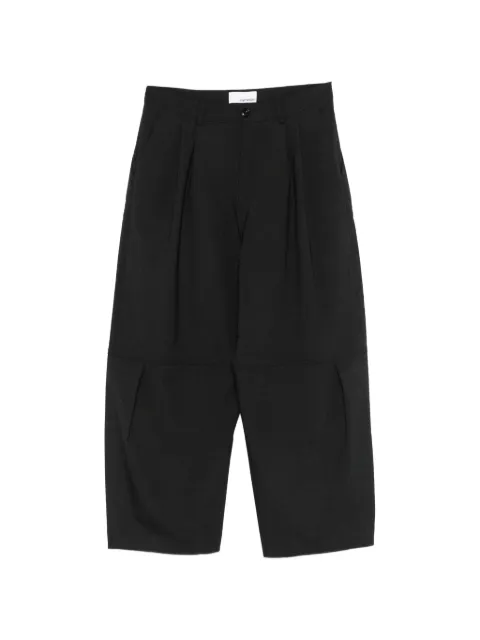 SAGE NATION Zushi pleated trousers Grey S091ZUSHITROUSER