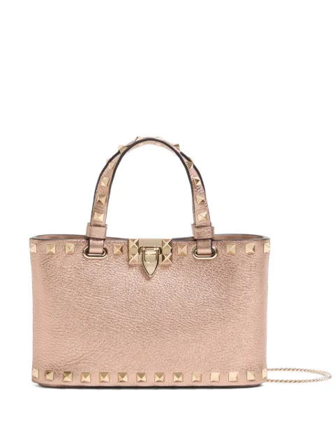 Valentino Garavani mini Rockstud tote bag Brown WP0AT0GGE