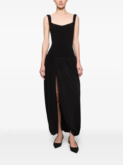 Atu Body Couture scoop-neck midi dress Black AT25110