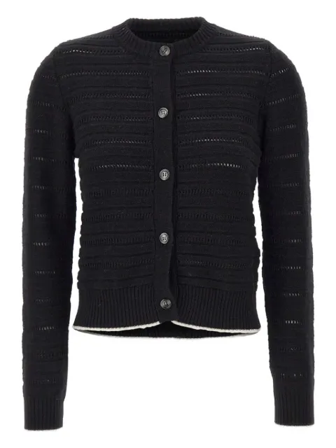 Marella textured wool cardigan Black 2523346041200003