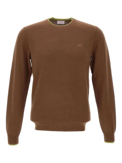 Sun68 crew-neck sweater Brown K4514108