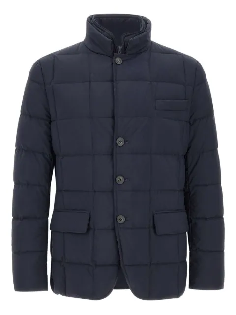 Fay Double Front buttoned down jacket Blue NAM45510210XLN